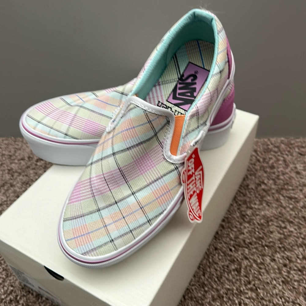 Vans sundeh plaid sugar Slip-O sneakers